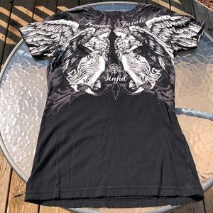 Femme Fatale Sinful (by Affliction) t-shirt